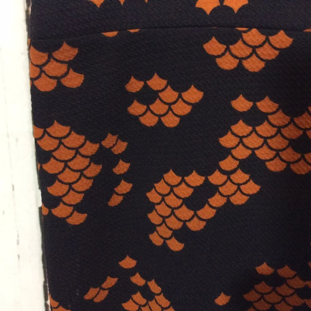 LuLaRoe CASSIE Pencil Stretch Skirt Size XL Black Knit Pull‎ On NWT